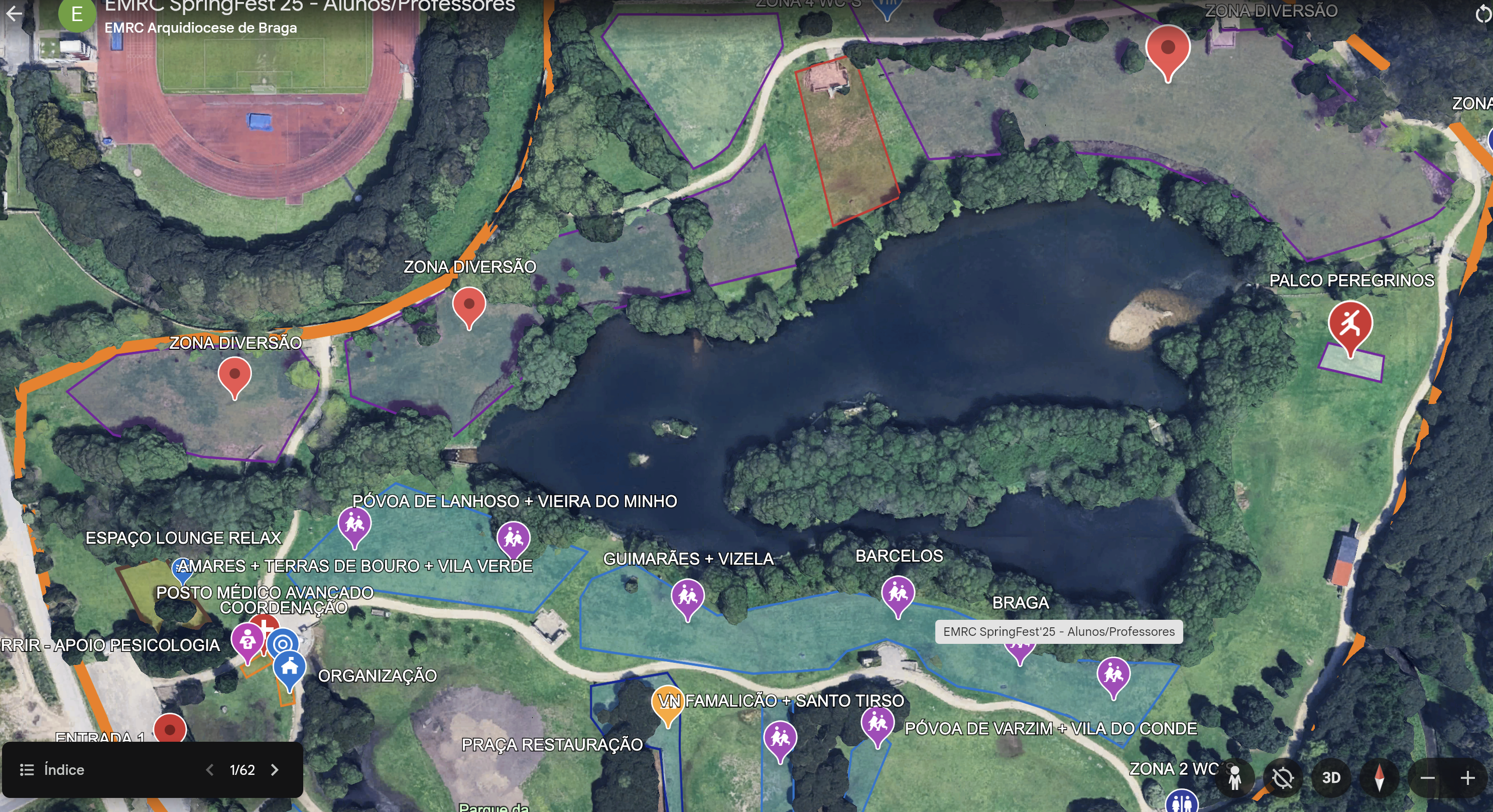 Mapa do local 2 do evento