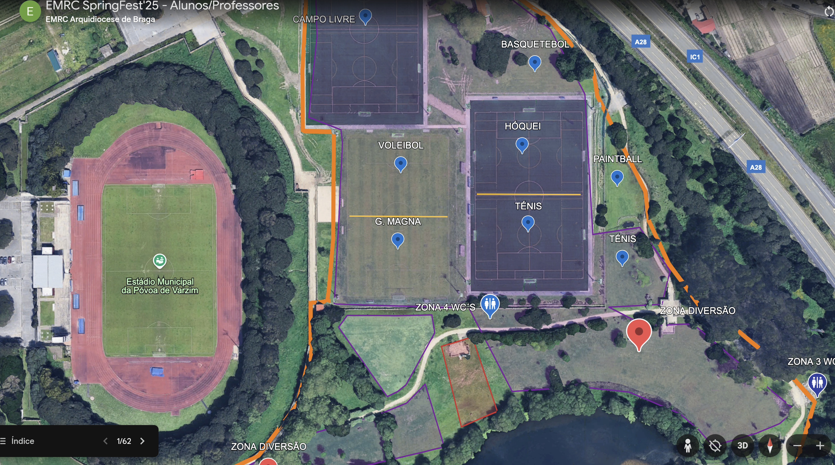 Mapa do local 3 do evento